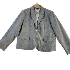 J. Crew Gray Blazer Classic Notched Lapels